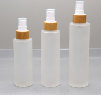 대나무 캡 화장품 용기체 Dia 37mm* H95mmn과 50이지 밀리람베르트 유백 유리 병
