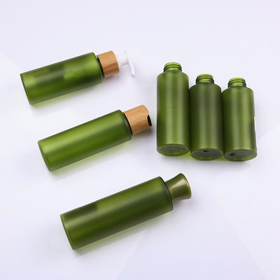 녹색 패트병과 Eco 우호적 피부 관리 대나무 화장용 패키징