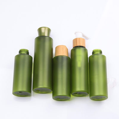 녹색 패트병과 Eco 우호적 피부 관리 대나무 화장용 패키징