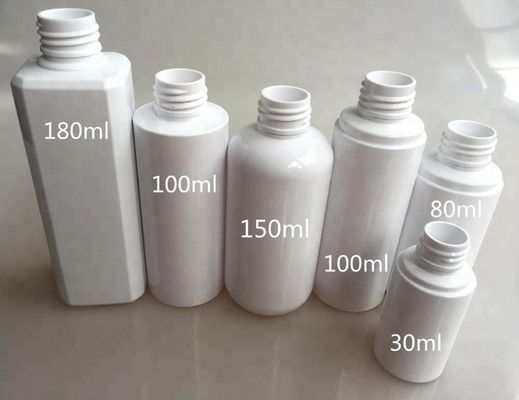 나무 대나무 모자와 PET 플라스틱 화장품 병 스킨 케어 물병 세트