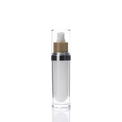 100ml 대나무 에어리스 펌프 병 화장품 친환경 로션 크림 용기