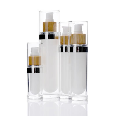 100ml 대나무 에어리스 펌프 병 화장품 친환경 로션 크림 용기