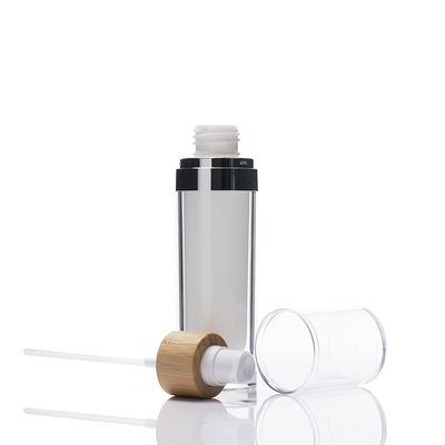 100ml 대나무 에어리스 펌프 병 화장품 친환경 로션 크림 용기