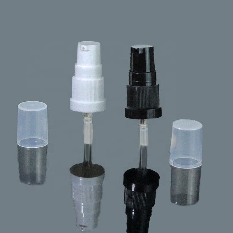18mm 명확한 모자를 가진 18/410의 공장 가격 검정 플라스틱 로션 살포 펌프